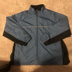 BLUE VINTAGE RAIN JACKET
